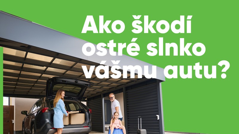 Ako škodí ostré slnko vášmu autu?