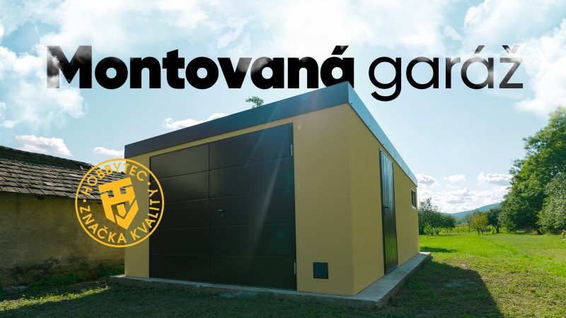 Novinka, ktorú ste od nás ešte nevideli – plechová omietková garáž 🚀