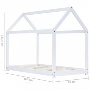 Detská posteľ 80x160 borovica Dekorhome