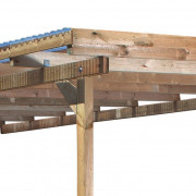 Drevená pergola ECO C 622 cm Dekorhome