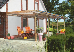 Drevená pergola ECO C 622 cm Dekorhome