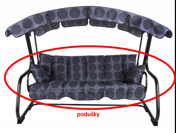 Podušky k hojdačke RAVENNA (6039-06)