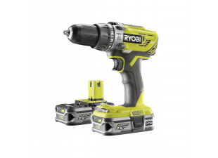 Ryobi R18PD3-225S aku 18 V vrtačka + 2x baterie 2,5 Ah + nabíječka ONE+